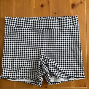 Torrid Black and White Checkered Women Shorts